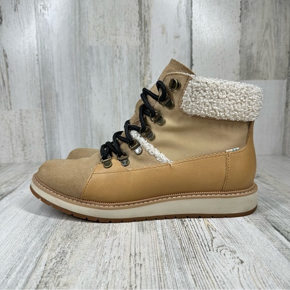 TOMS Mesa Hiking Lace Up Boot Desert Sand #446 - Picture 1 of 12